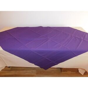 52" Square Purple Tablecloth Overlay